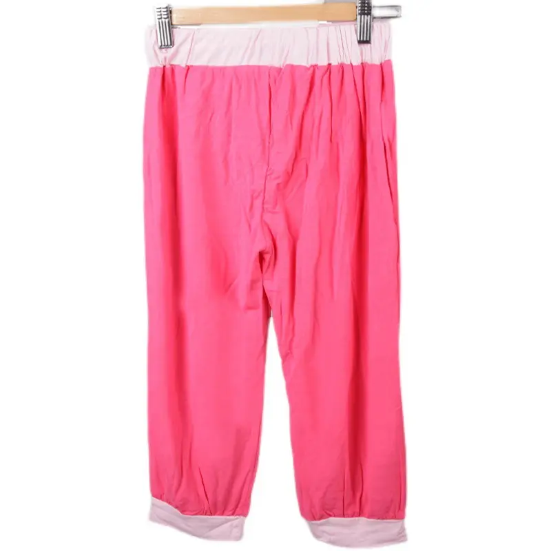 红舞鞋舞蹈七分裤现代舞瑜伽形体练功裤女儿童修身跳舞裤子23350