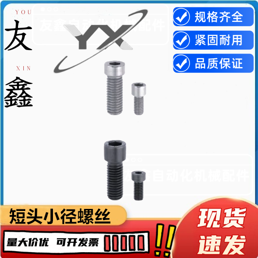 小径内六角螺丝 SBB3/4/5/6-5/6/8/10/12/16/20/25