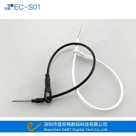 单环一针配套防盗扣绳防盗钢丝绳一环标签商店绑带保护绳带针