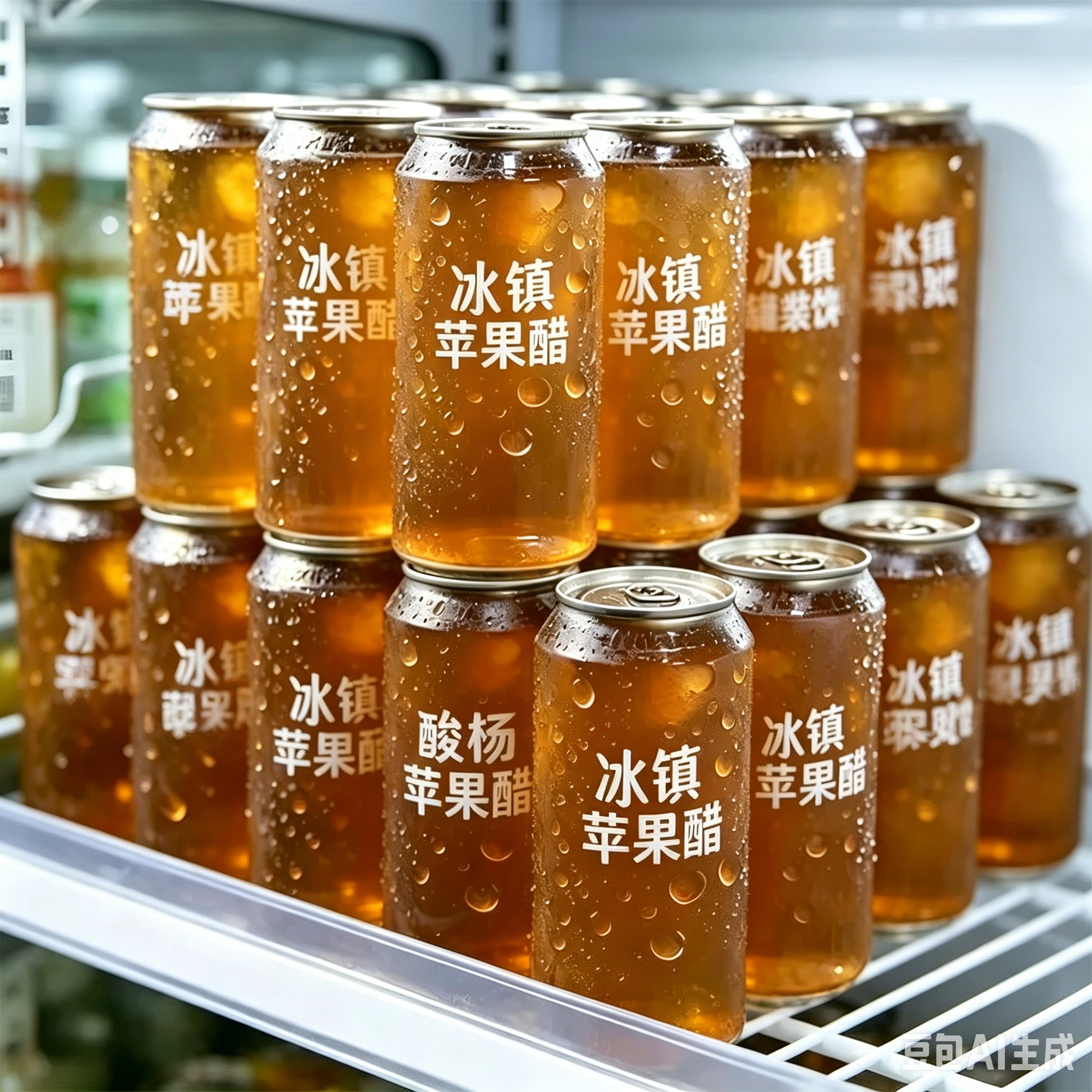 【买一送一】冲量促销无糖苹果醋饮料整箱特价实惠360ml*6/24瓶装