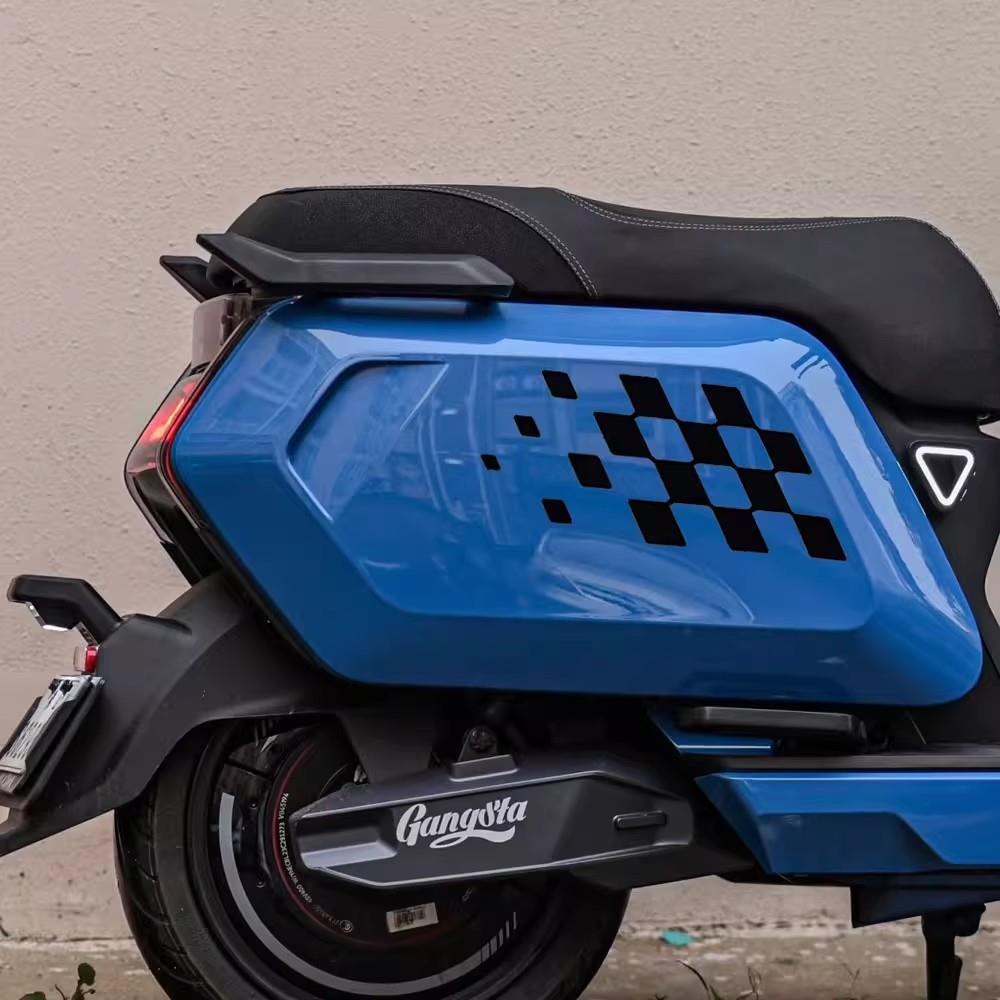 适用小牛电动车NXT NX NT Nplay车贴专用格子改装潮贴纸装饰拉花