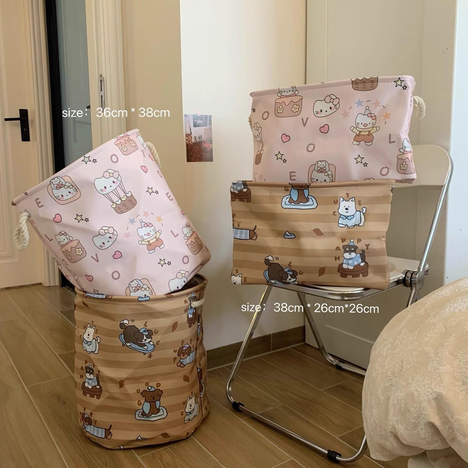 可爱方盒脏衣篓家用脏衣服收纳筐大容量可折叠脏衣篮宿舍杂物收纳