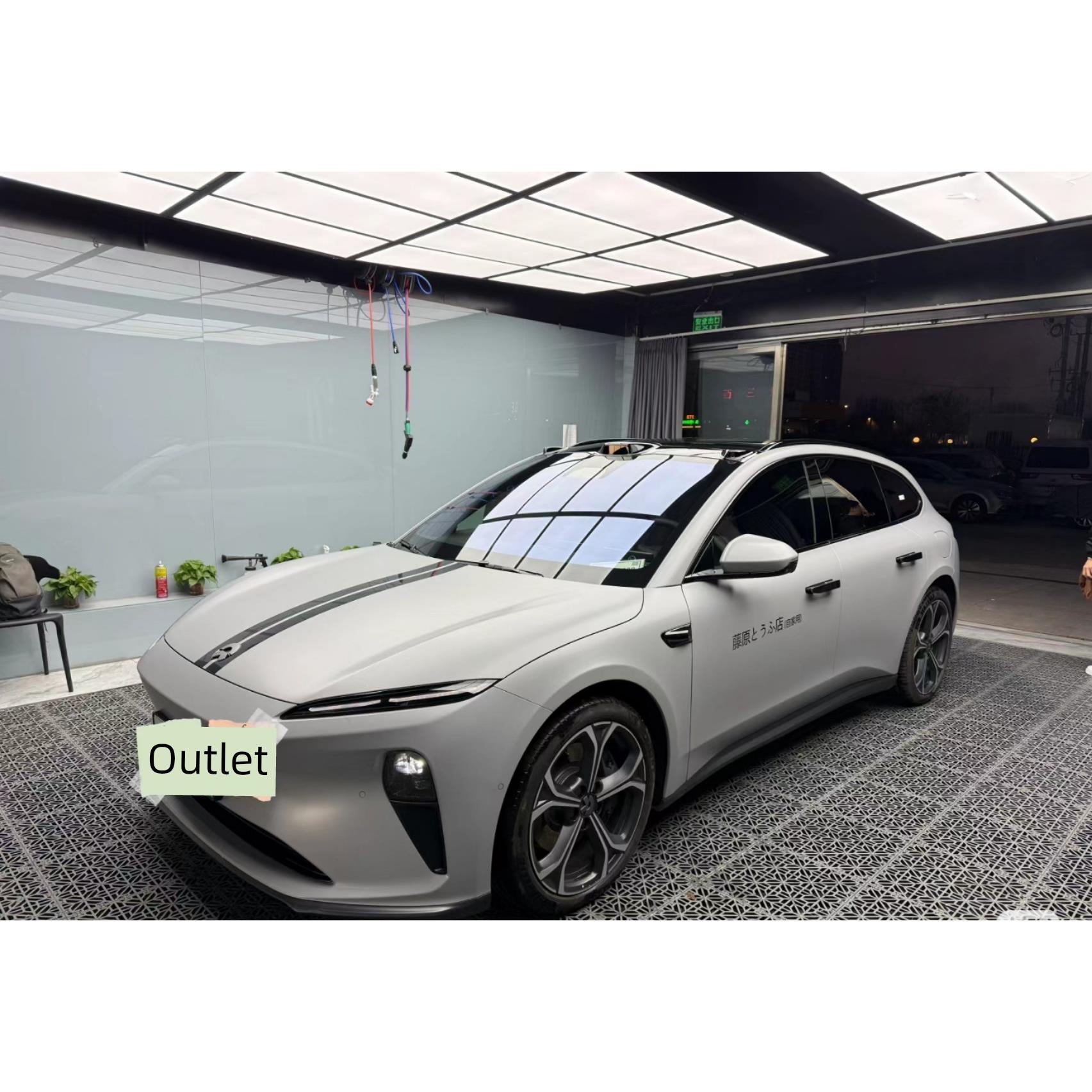 蔚来ET5T车贴拉花 ET7ec6个性改装饰车身贴纸侧裙贴画机盖贴彩条