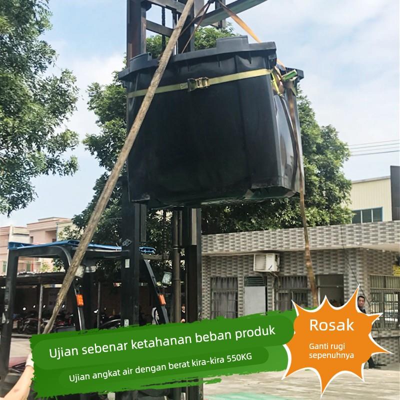 厂家660l升户外大号垃圾桶环卫大型容量商用超大物业小区带轮子