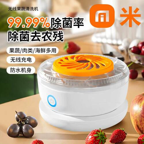 智能水果蔬菜清洗机净化器家用多功能食材安全去农残全自动洗菜机