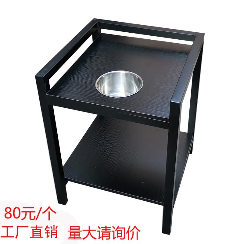 麻将桌边小茶几棋牌室麻将机茶楼配套茶水架饭店会所置物架厂家