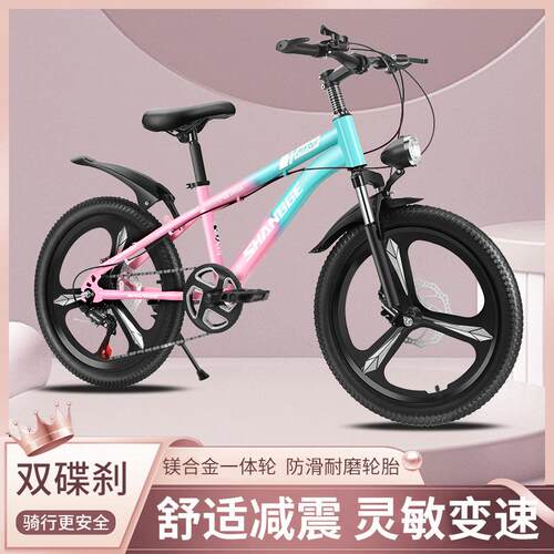 学生行车20寸变速22车寸山地自行学车越野骑18寸20寸自行脚踏车6-