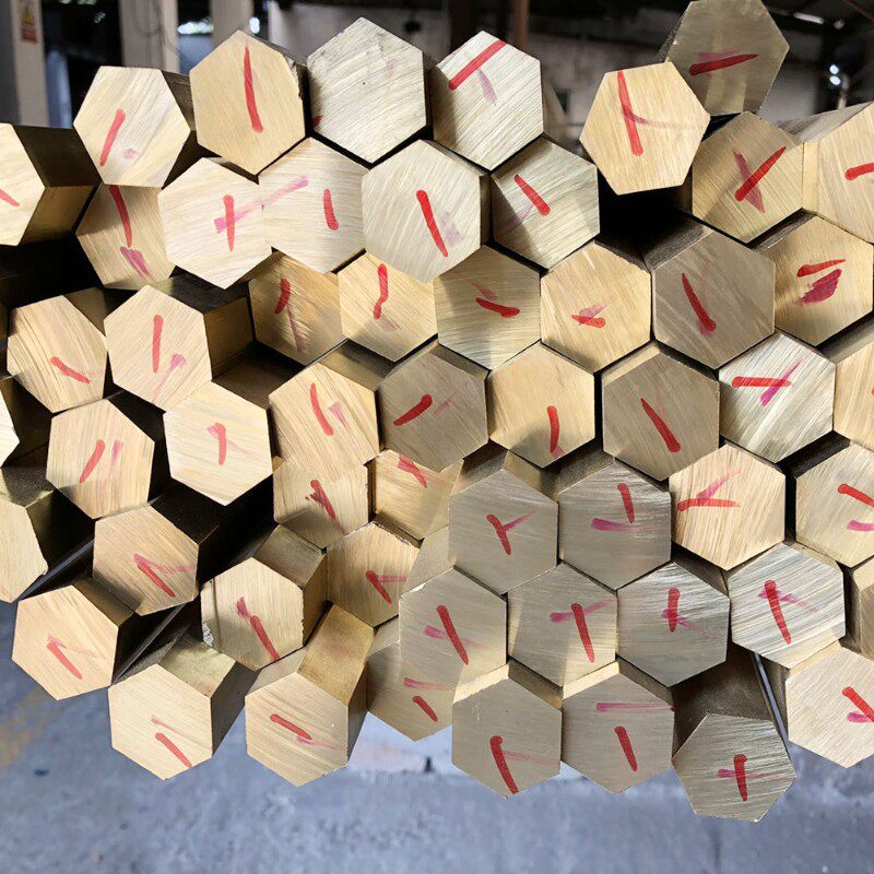 H59黄铜六角棒六角螺母螺丝用铜棒六棱实心铜柱热管散热器用铜材,金属材料及制品,铜材,淘宝优惠券,粉丝福利购,淘宝优惠卷