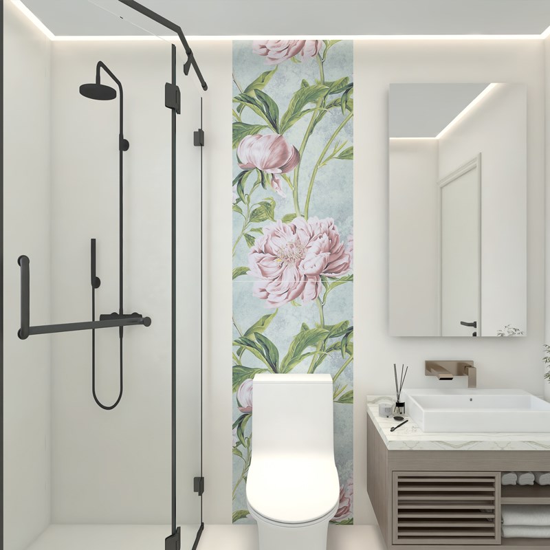 厨房阳台卫生间墙面砖现代简约花砖背景墙瓷砖内墙仿古砖600x1200