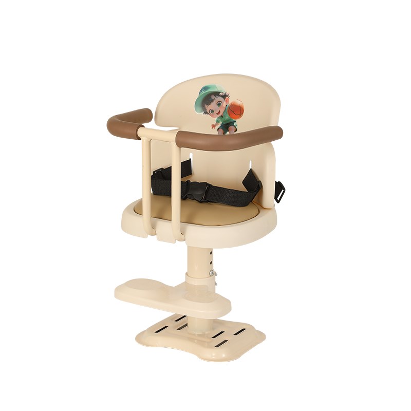 电动摩托车宝宝坐椅电动车前置儿童座椅可调节可旋转小孩安全座椅