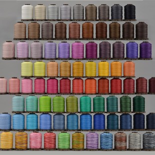 手工皮具632手缝线麻线蜡线皮革线线两用缝纫线87色Q亚麻meisiM40