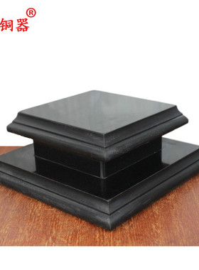 宇卓大理石底座正方形长方形底座二层底座工艺品摆件底座