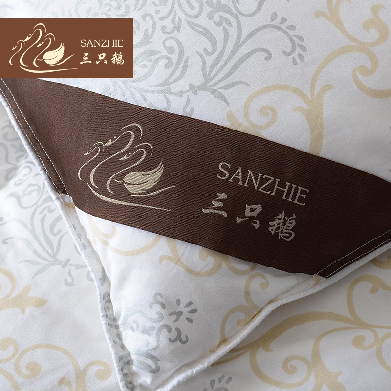 羽绒被白鸭羽毛绒被子酒店被芯冬被春秋被加厚保暖单人双人棉被