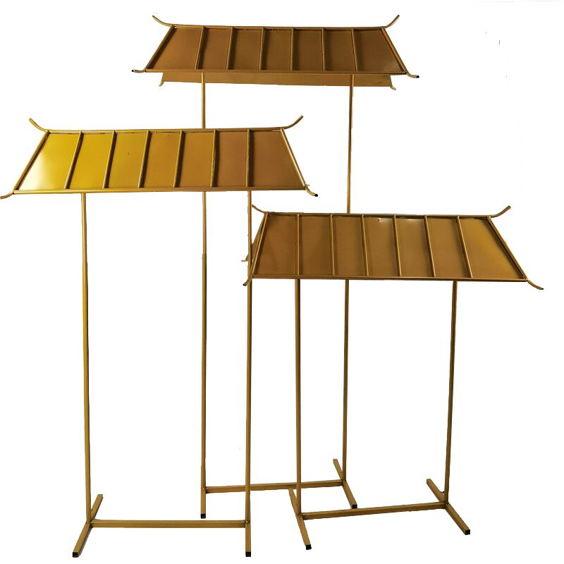 新款婚庆道具中式六角喜亭凉亭小屋路引婚礼布置舞台摆件迎宾装饰