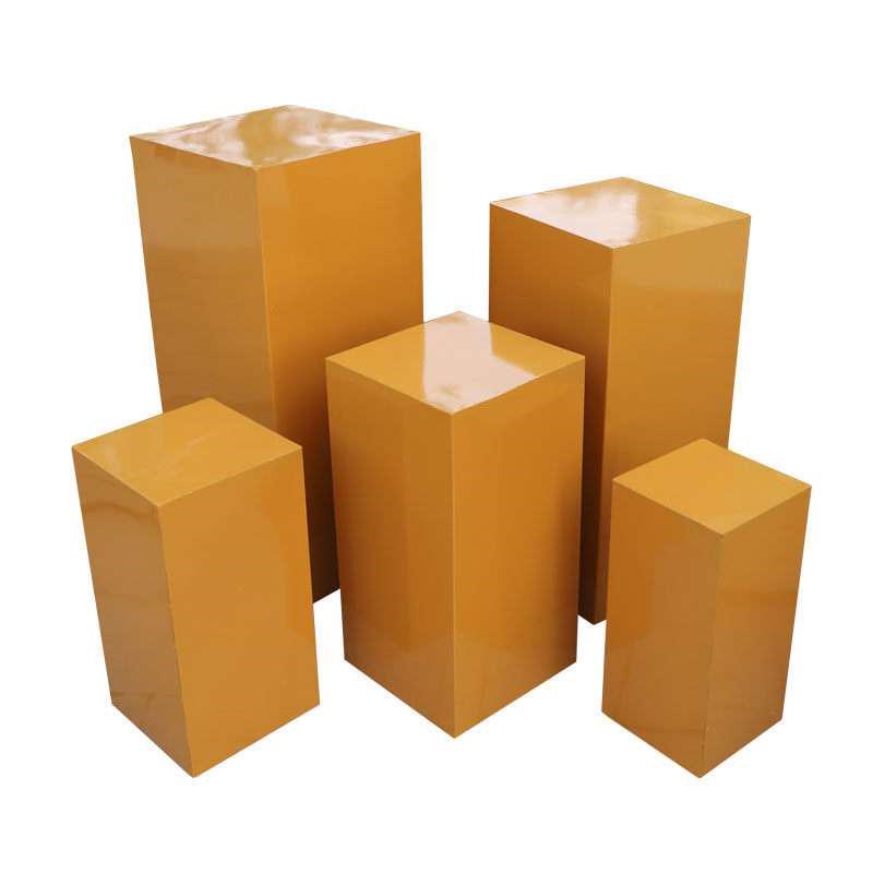 新品婚庆道具铁艺方柱路引甜品台圆柱体婚礼舞台装饰摆件橱窗布置