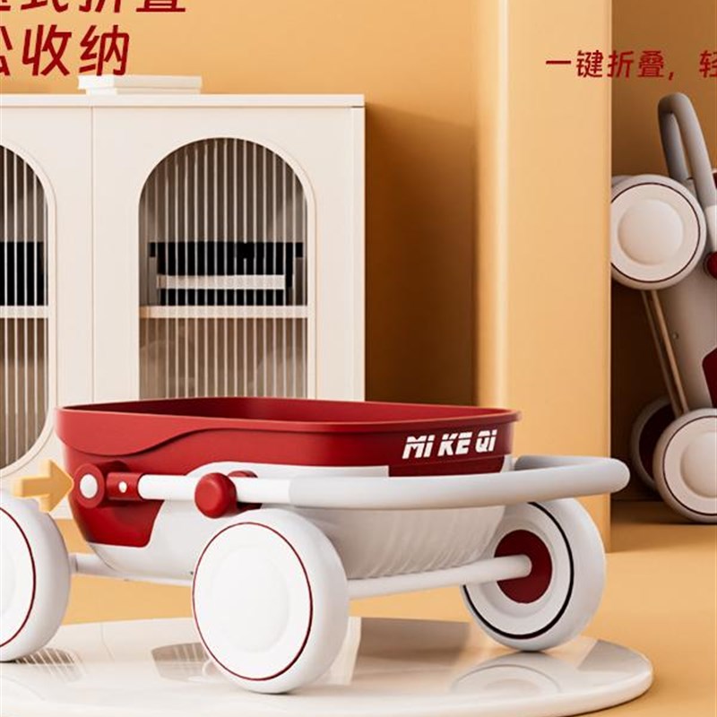 婴儿学步车小推车多功能助步车宝宝周岁礼物手推玩具车收纳1-3岁