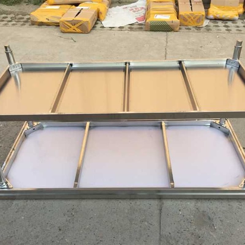 加厚不锈钢工作台操作台打包台厨房打荷台库房工作台不锈钢桌子