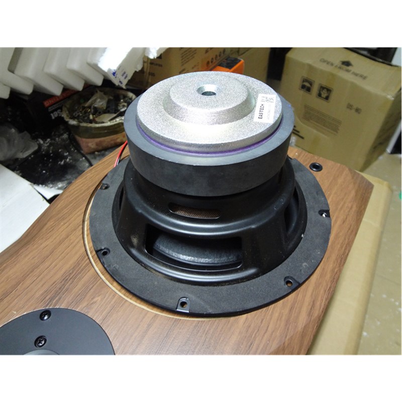 超重低音8.5寸家用hifi音箱无源木质二分频书架8寸重低音客厅套装