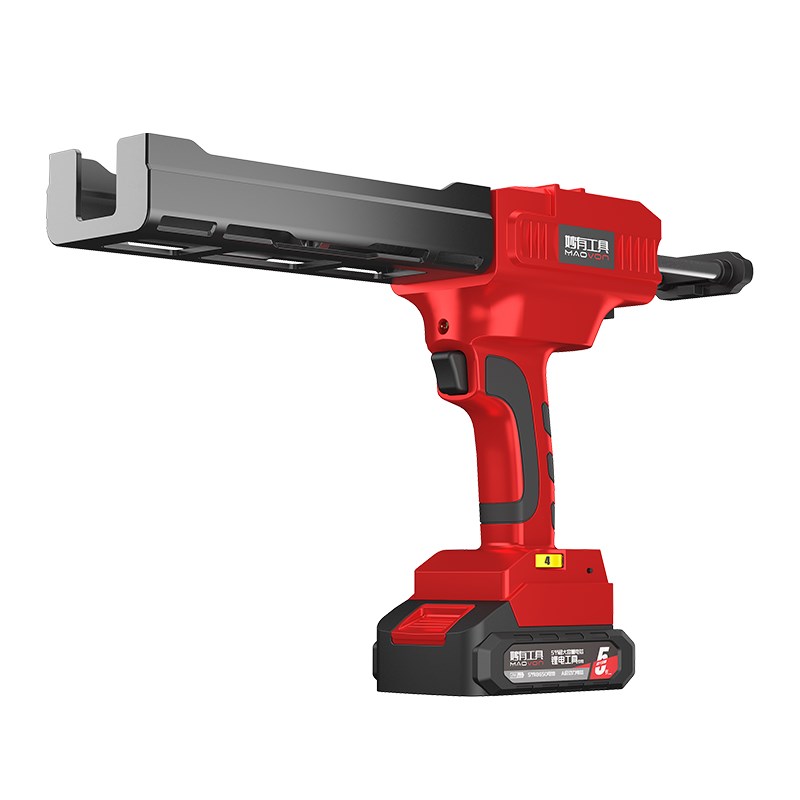 电动美缝胶枪锂电池双管胶枪美缝剂施工具自动21V艺大瓷砖打胶机