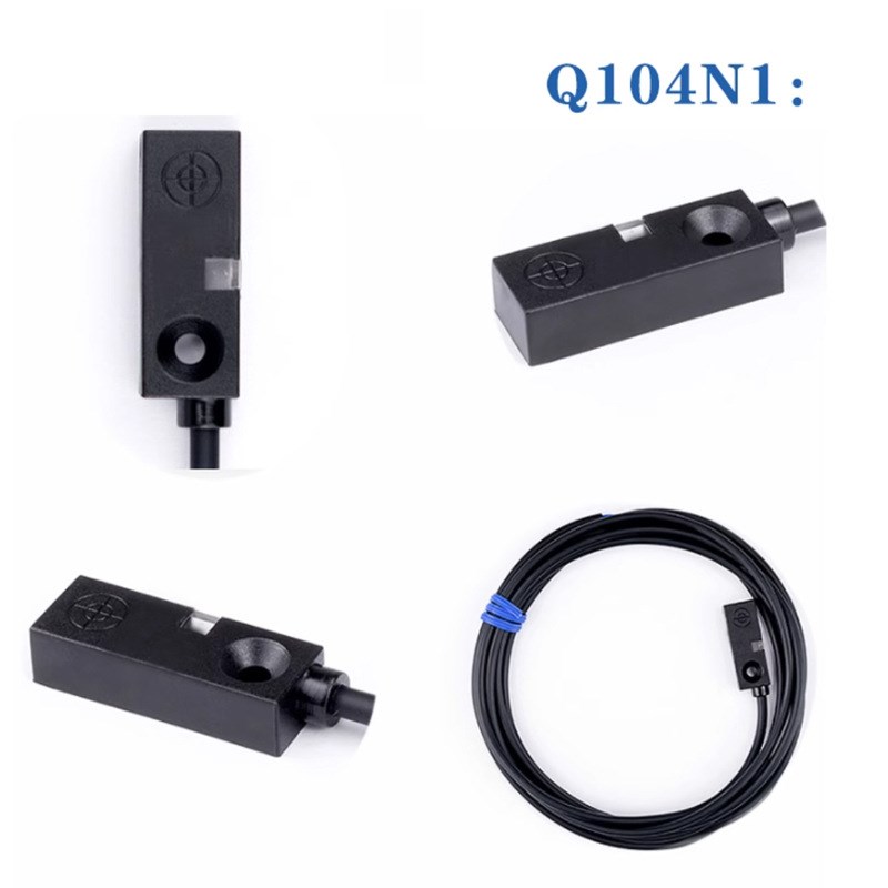 方形金属接近开关金属检测u器防水直流三线感应器电感式接近传感