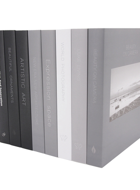 客厅茶几简约真书 中式样板房装饰艺术摆件 简约现代酒店陈列饰品