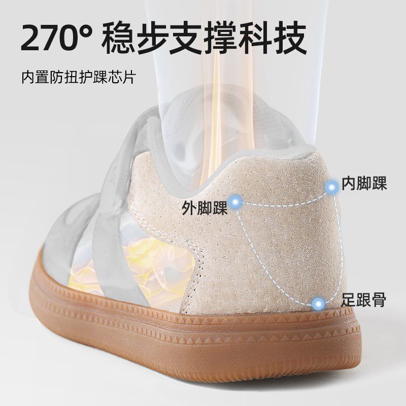 贝肽斯幼儿园鞋2024秋冬新款室内鞋男童软底防滑童鞋女宝宝小白鞋