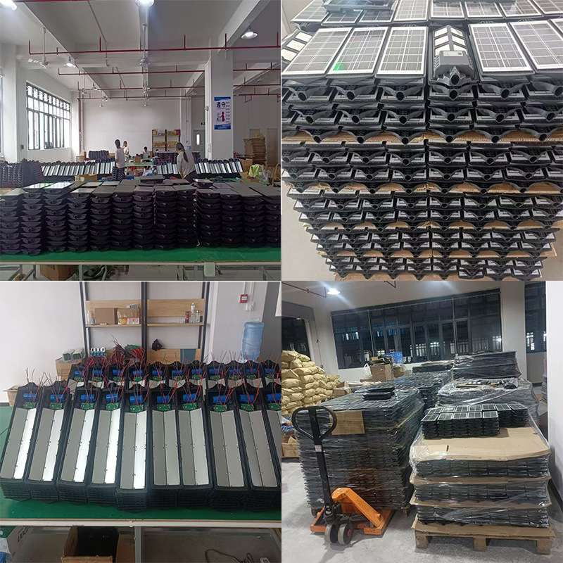跨境爆款一体化太阳能路灯户外庭院壁灯人体感应工厂太阳能路灯