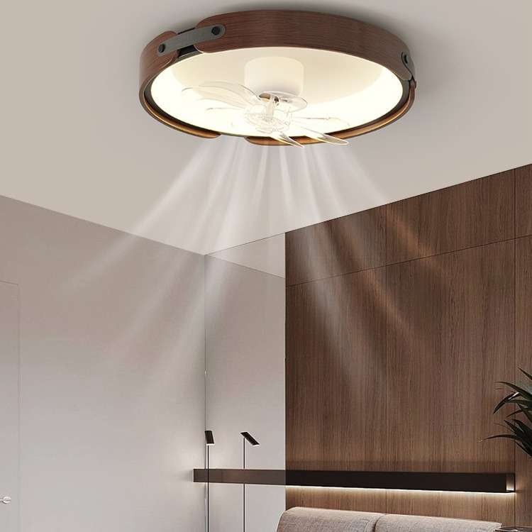 卧室灯风扇灯北欧中式个性实木风主卧吸顶灯全屋套餐组合中山灯具