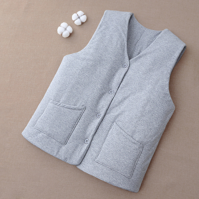 纯棉花男士保暖加厚背心马甲