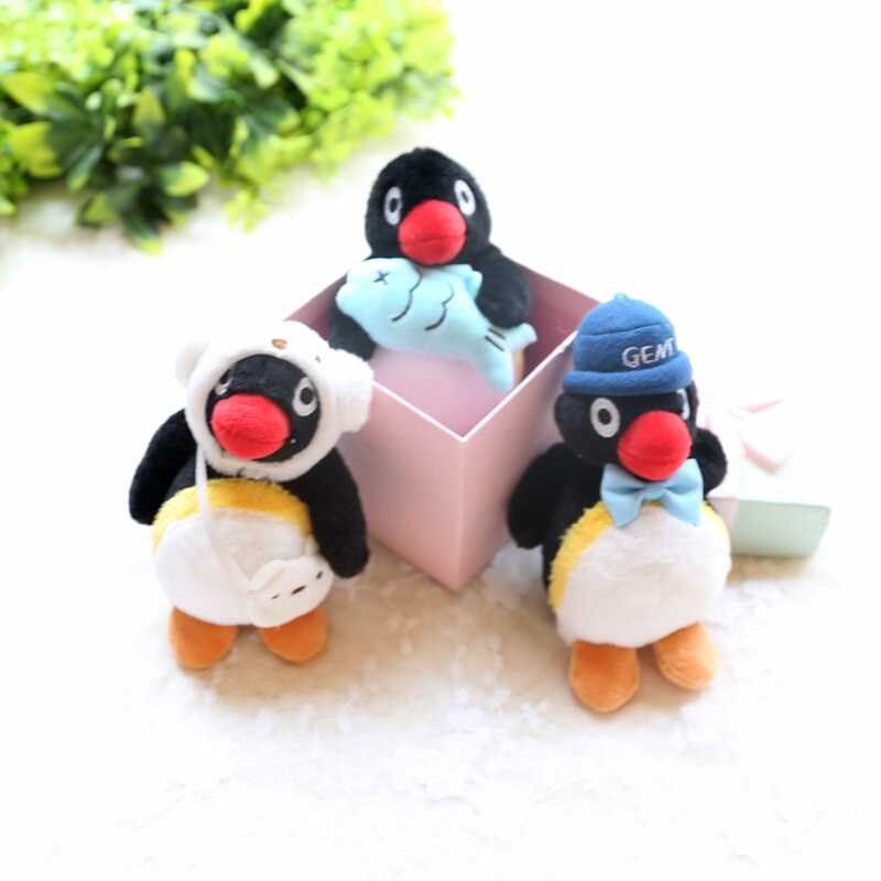 Pingu演我的一天企鹅毛绒公仔玩具娃娃玩偶礼物挂件摸鱼鹅钥匙扣图片