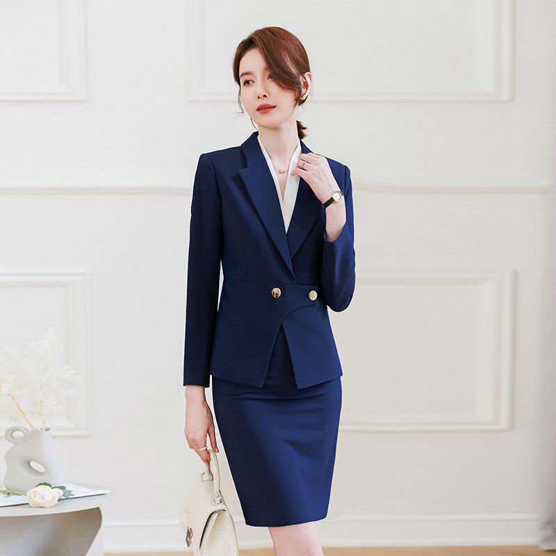 高端西装外套女职业套装正装面试西服气质工作服制服2024春秋新款