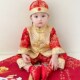套装 一周岁礼服男女宝宝中式 婴幼儿抓周服春秋生日宴复古喜庆唐装