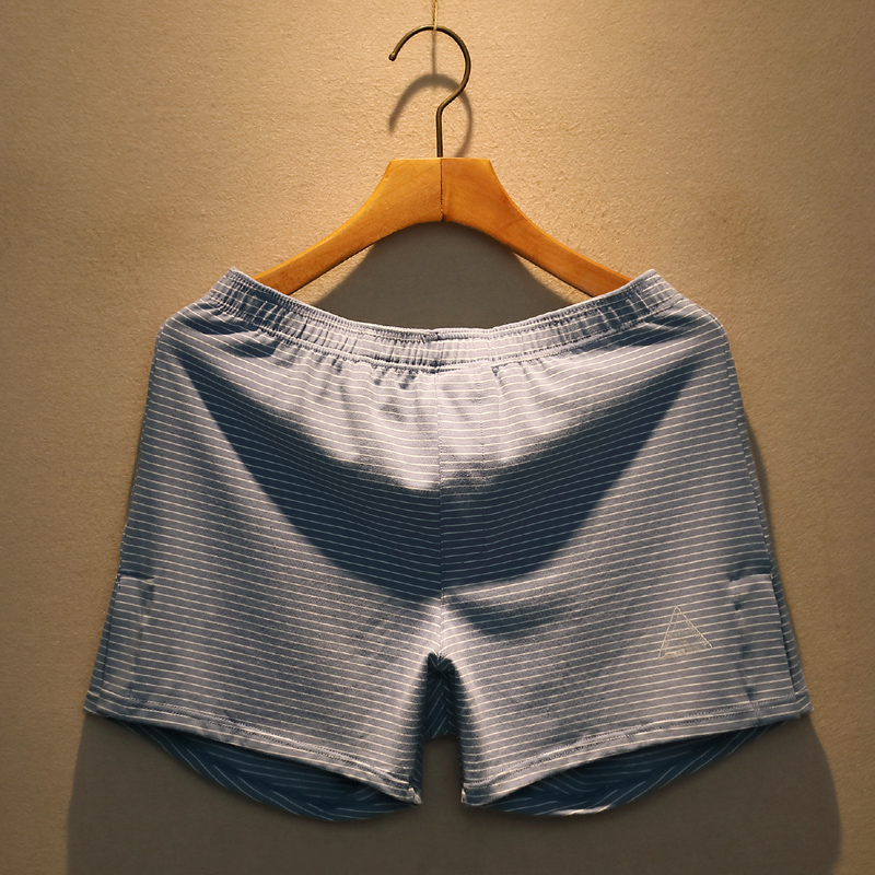 三条装阿罗裤男士纯棉宽松加大码内裤四角短睡裤衩简约时尚平角裤