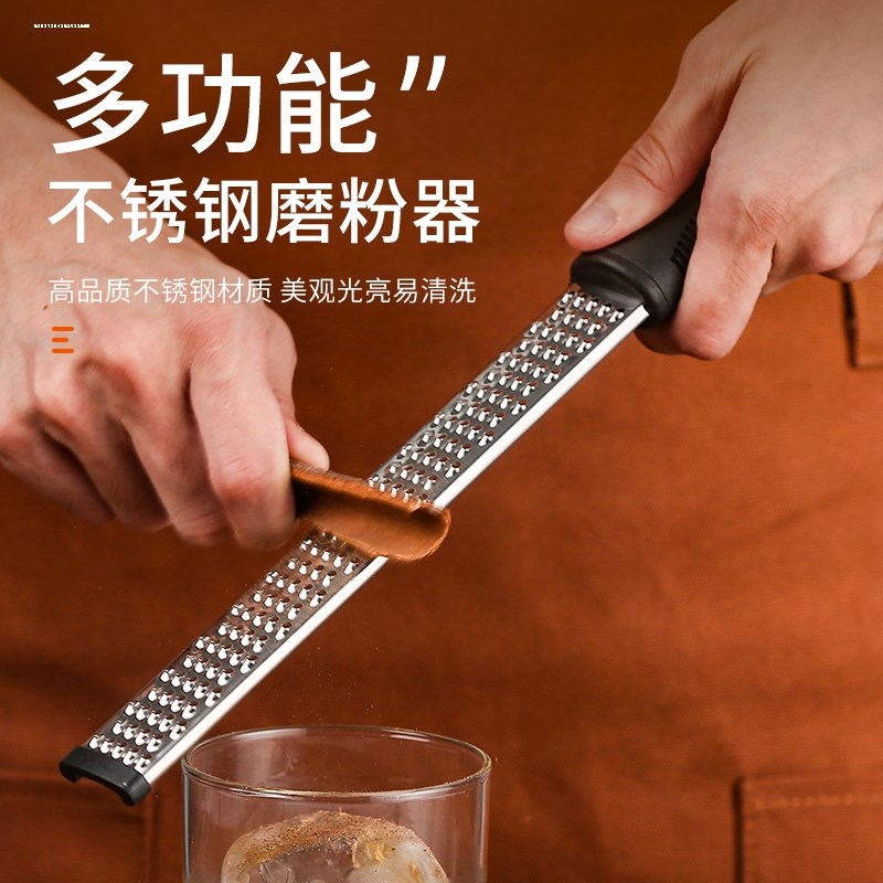 304不锈钢刨丝器擦丝器芝士刨奶酪柠檬擦皮刀擦子超细搓橙皮姜丝