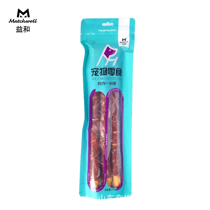 益和磨牙棒狗狗磨牙宠物零食鸡肉一米棒五寸棒夹心棒结骨棒扭扭棒