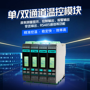 东崎GTE导轨单双通道温度控制器模拟量采集模块PID调节智能温控表