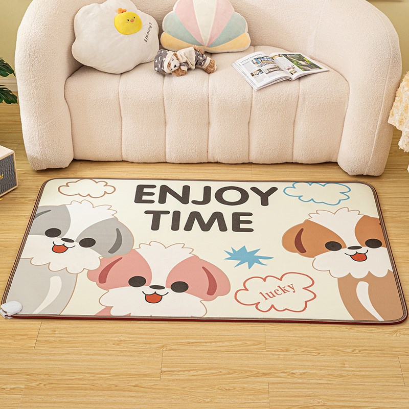 优端石墨烯地暖垫碳晶地热垫发热电热地毯加热客厅家用儿童卡通