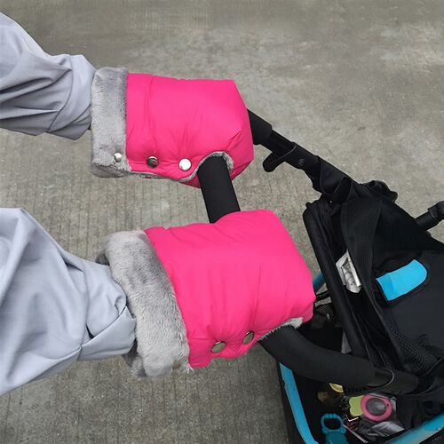 童车配件婴儿推车扶手套保暖手套雪天防泼水手套遛娃神器保暖手套