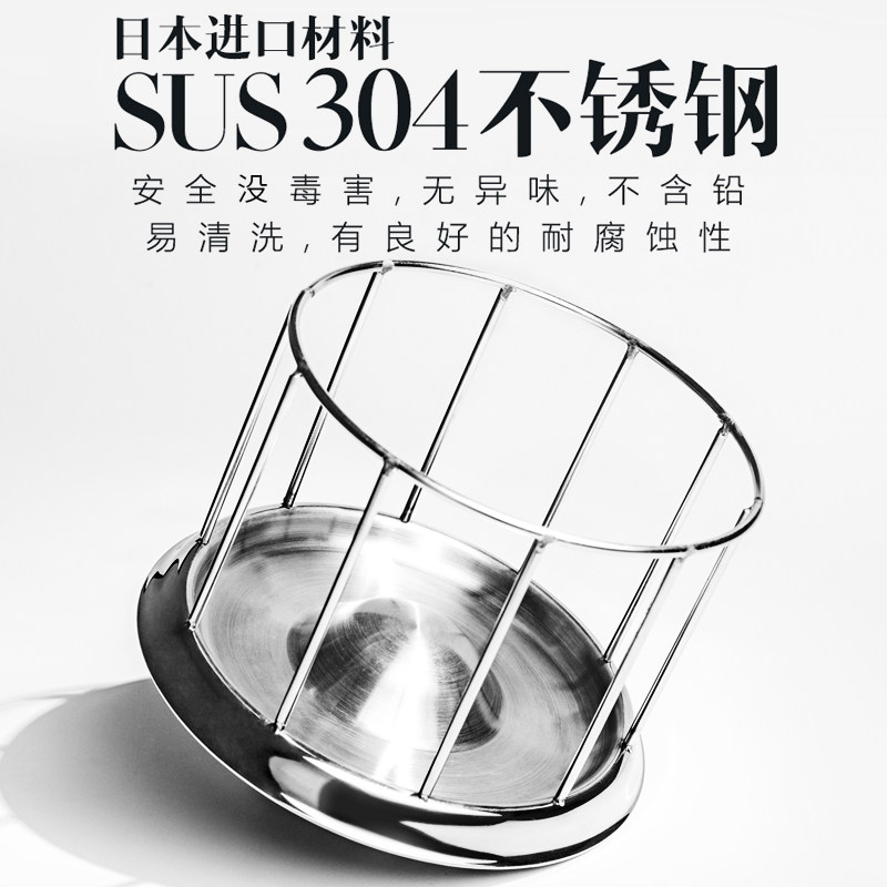 陆龟食盆304不锈钢半水龟食盘喂食器水盆水盘易清洗黄缘食台圆盘