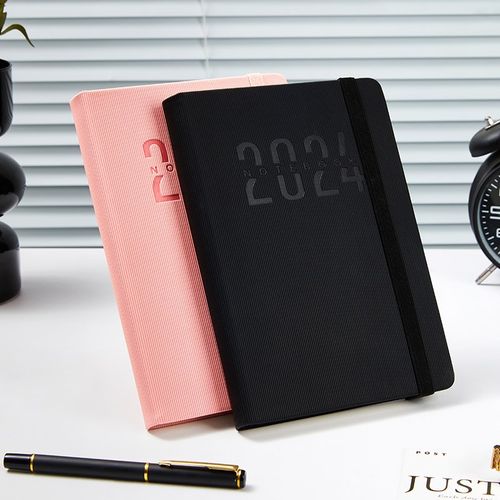 2024下半年日程本一日一页加厚笔记本本子工作学习记事本商务办公