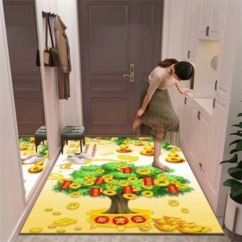 金黄色地垫定制入户门垫薄卧室满铺金色地毯客厅防滑地垫可裁剪,居家布艺,地毯,淘宝优惠券,粉丝福利购,淘宝优惠卷