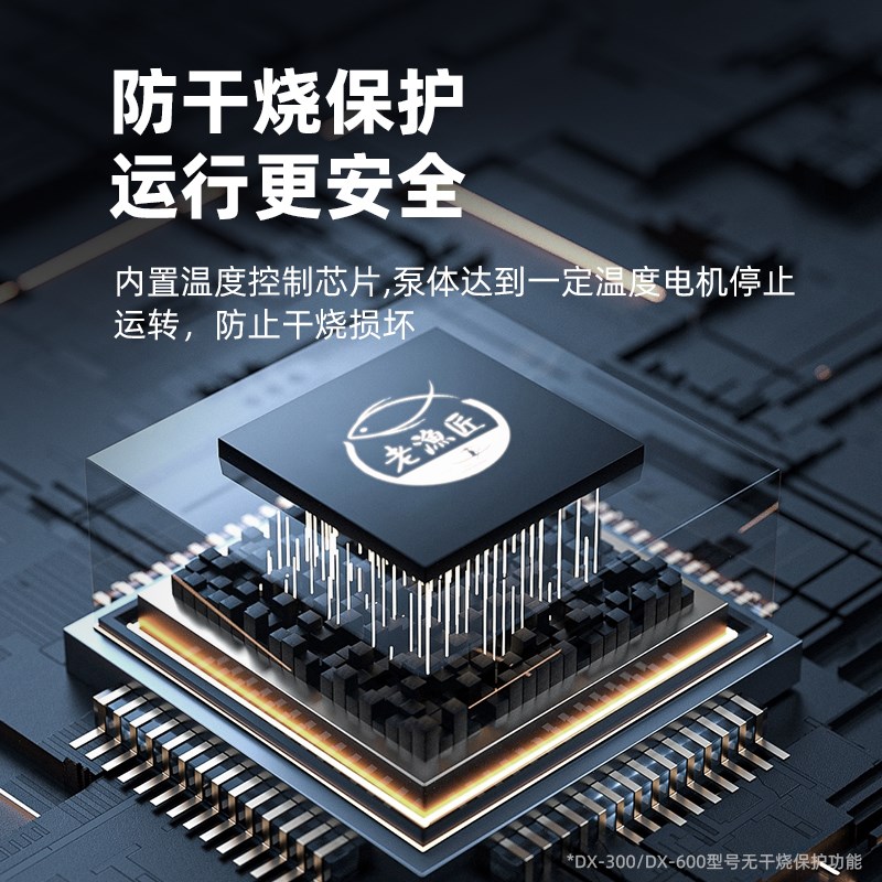 老渔匠鱼缸水泵小型抽水泵过滤器循环水泵超静音换水吸鱼粪底吸泵