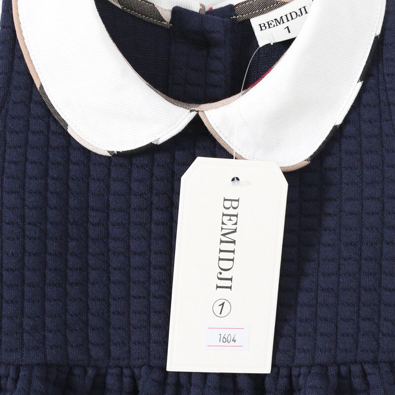 伯米吉秋冬季女童背心马甲裙洋气可爱蓬蓬宝宝公主裙学院风儿童装