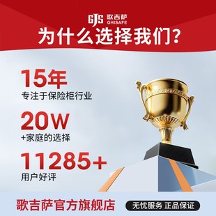 机械锁保险柜家用小型老人防盗单钥匙开保险箱迷你 歌吉萨2024新款