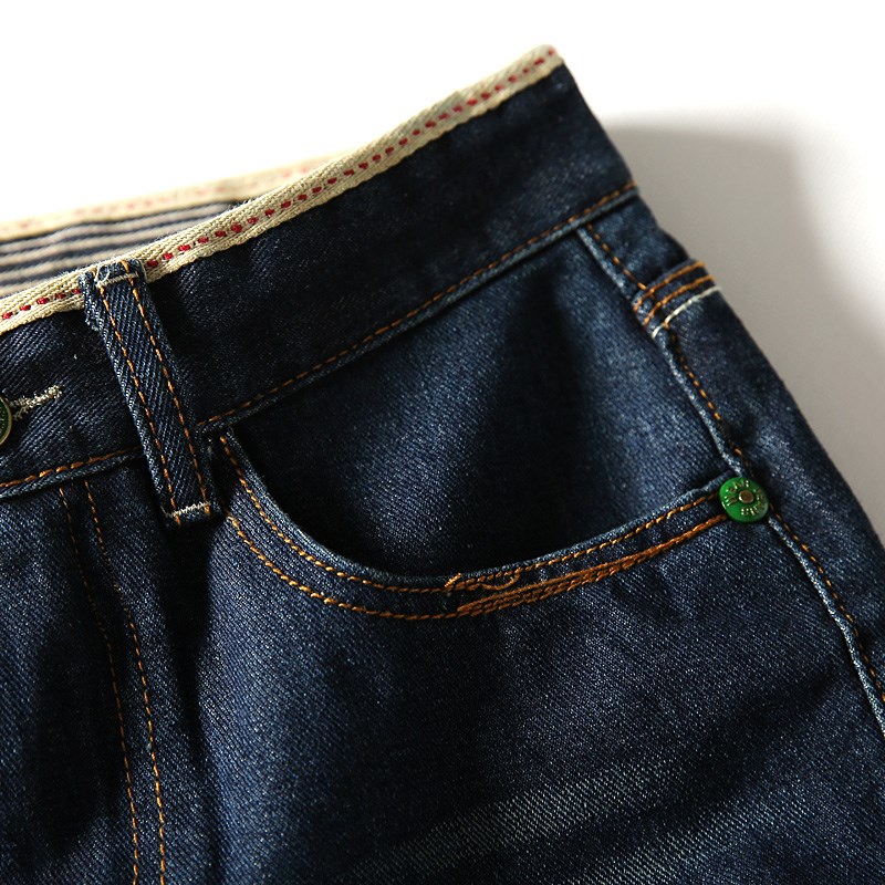 薄款牛仔裤男直筒马裤5分裤子男士牛仔短裤男夏季五分裤休闲中裤