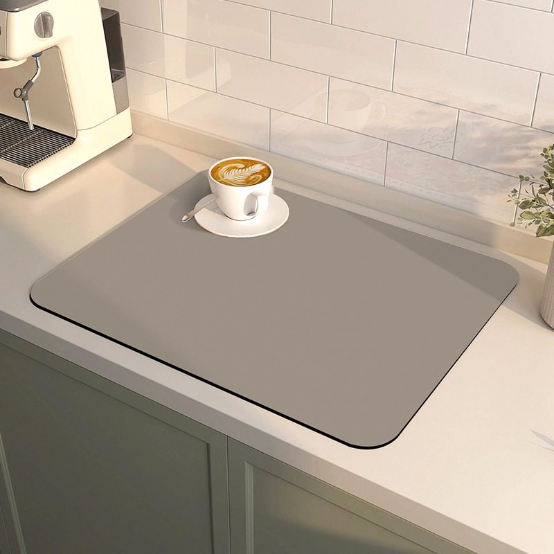 厨房台面沥水垫吧台杯子碗盘干燥垫隔热茶台洗手台矽藻泥吸水凉垫,居家布艺,厨房地垫,淘宝优惠券,粉丝福利购,淘宝优惠卷