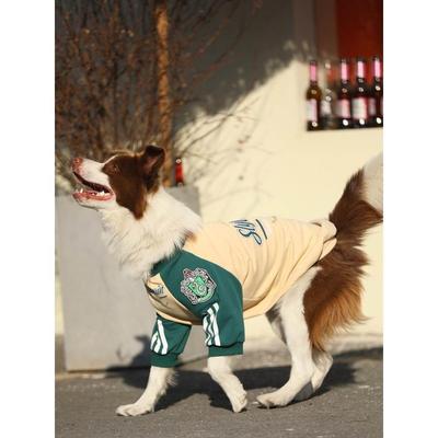狗狗衣服大型犬秋冬保暖宠物金毛拉布拉多大狗衣服帅气边牧狗卫衣
