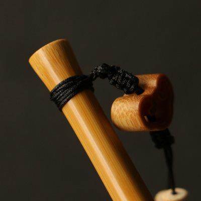精品纯手工精磨天然异形实心竹枝手把件竹雕竹制把玩小件竹小手棍