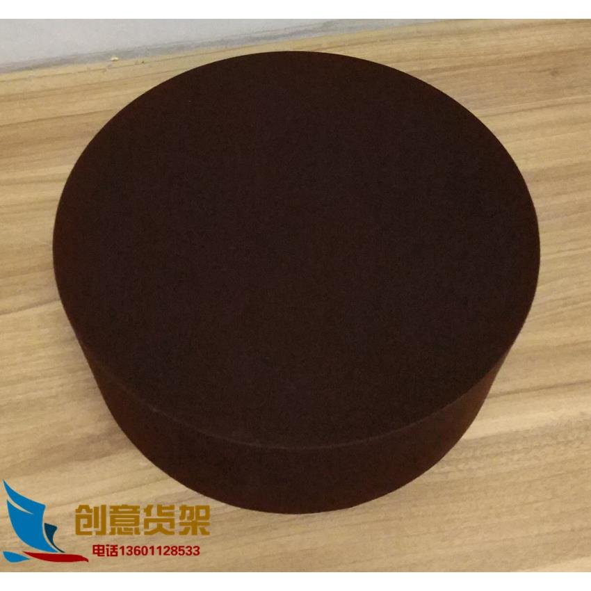 贴植绒圆形婚纱店模特地台底座摄影道具试衣台试衣间站台展示台