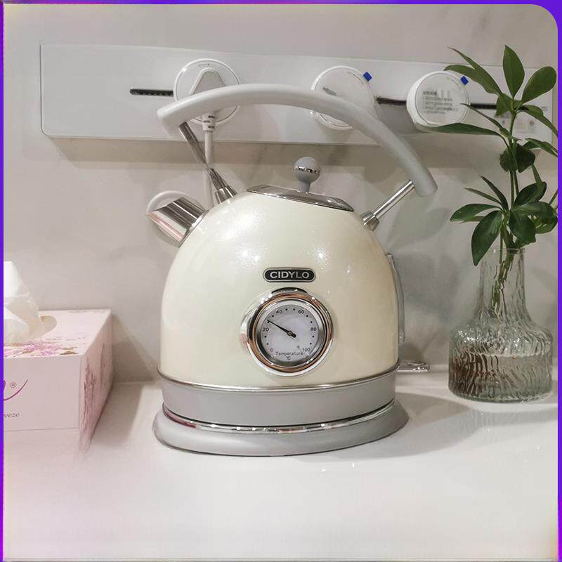 Cidylo/思迪乐 YK862欧式覆古电热水壶家用1.8升大容量304不锈钢